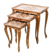 3 ANTIQUE VENETIAN CARVED GILT