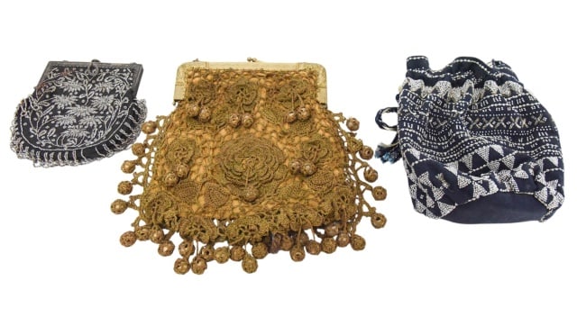 3 ANTIQUE & VINTAGE BEADED