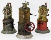 3 ANTIQUE WEEDEN VERTICAL STEA