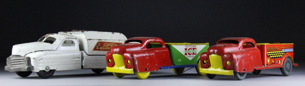 (3) Antique Wyandotte TrucksTo
