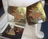 3 Art Deco Painted Figural Mir