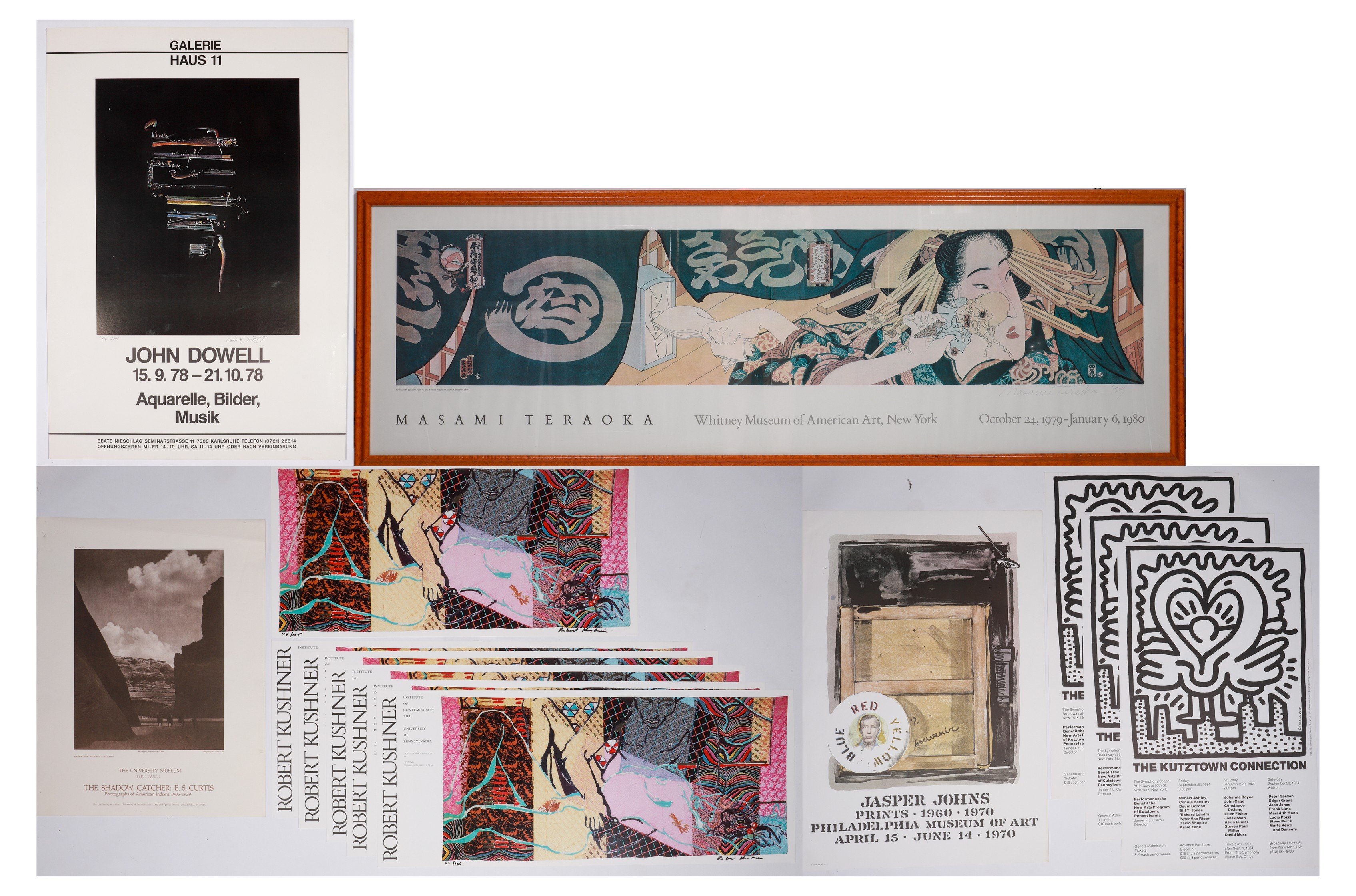 (3) Art exhibition posters,