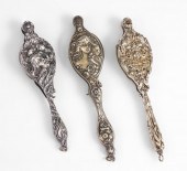 3 ART NOUVEAU STERLING LORGNET