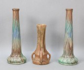 3 ART POTTERY VASES ZANE POTTE