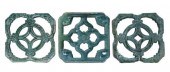 (3) ASIAN EARTHENWARE ARCHITEC
