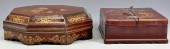 3 ASIAN LACQUERED BOXES1st ite