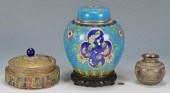 3 ASIAN METAL DECORATIVE ITEMS