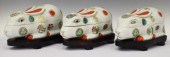(3) ASIAN PORCELAIN RABBIT KOG