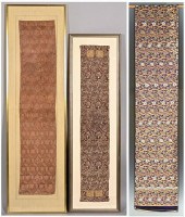 3 ASIAN SILK BROCADE TEXTILES1