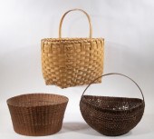 (3) ASSORTED BASKETS Group of