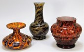 3 ASSORTED BOHEMIAN CZECH ART