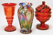 3 ASSORTED BOHEMIAN CZECH ART