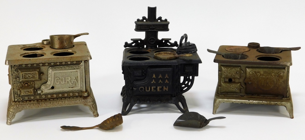 3 ATTR. J AND E STEVENS CAST IRON
