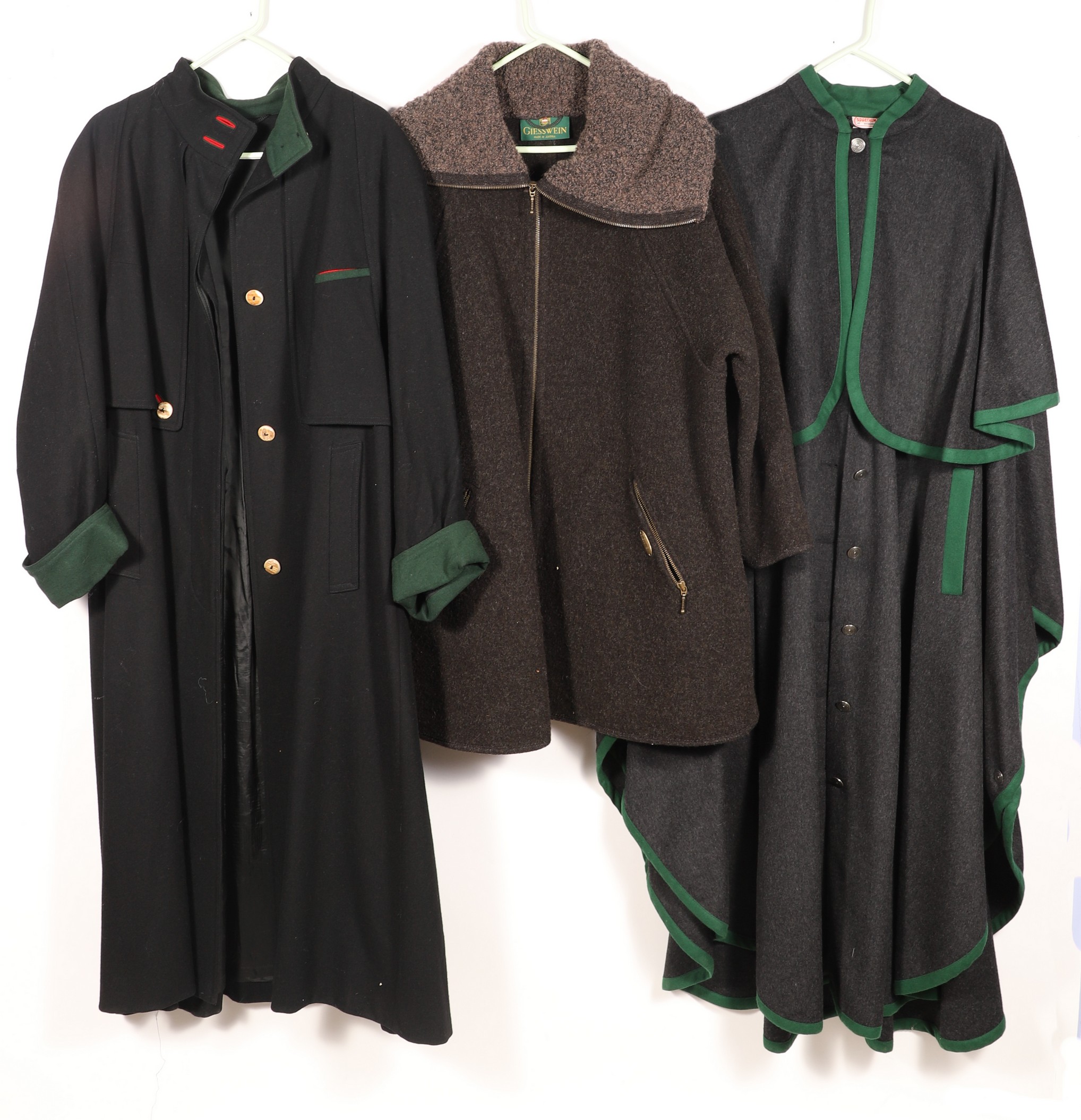 (3) Austrian wool jackets to