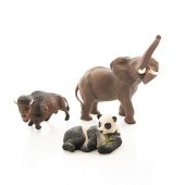 3 AYNSLEY WILDLIFE FIGURINESAf