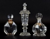 3 BACCARAT CRYSTAL PERFUME BOT