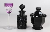 (3) Baccarat jar, scent bottle