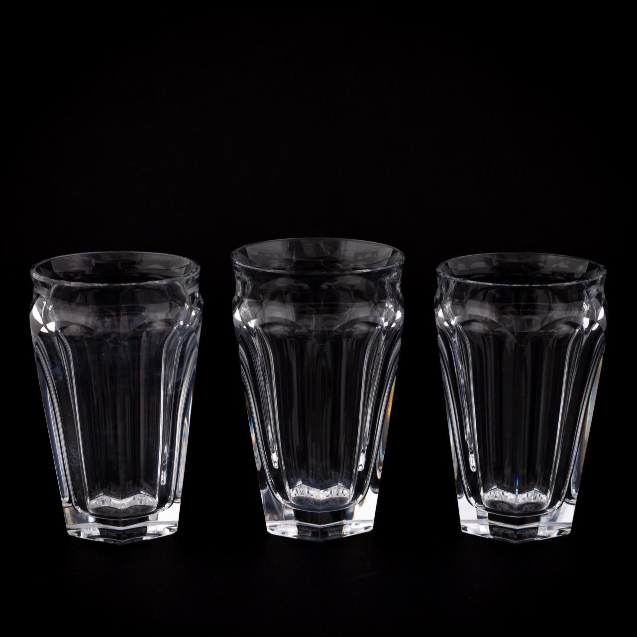 3 BACCARAT "TALLYRAND" FACETED