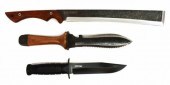 (3) BAREBONES & COLD STEEL TAC