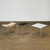 (3) BAUHAUS CHROME FURNITURE D