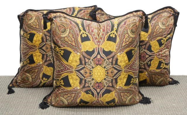 (3) BIJAN SILK SCARF DOWN-FILLED