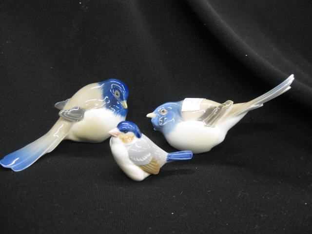 3 Bing & Grondahl Porcelain Bird