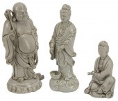 (3) BLANC DE CHINE PORCELAIN G