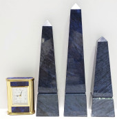3 BLUE MARBLE OBELISKS & A BUL