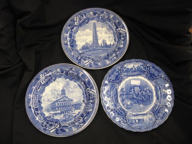 3 Blue & White Ironstone