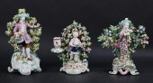 3 BOCAGE PORCELAIN FIGURES BOW