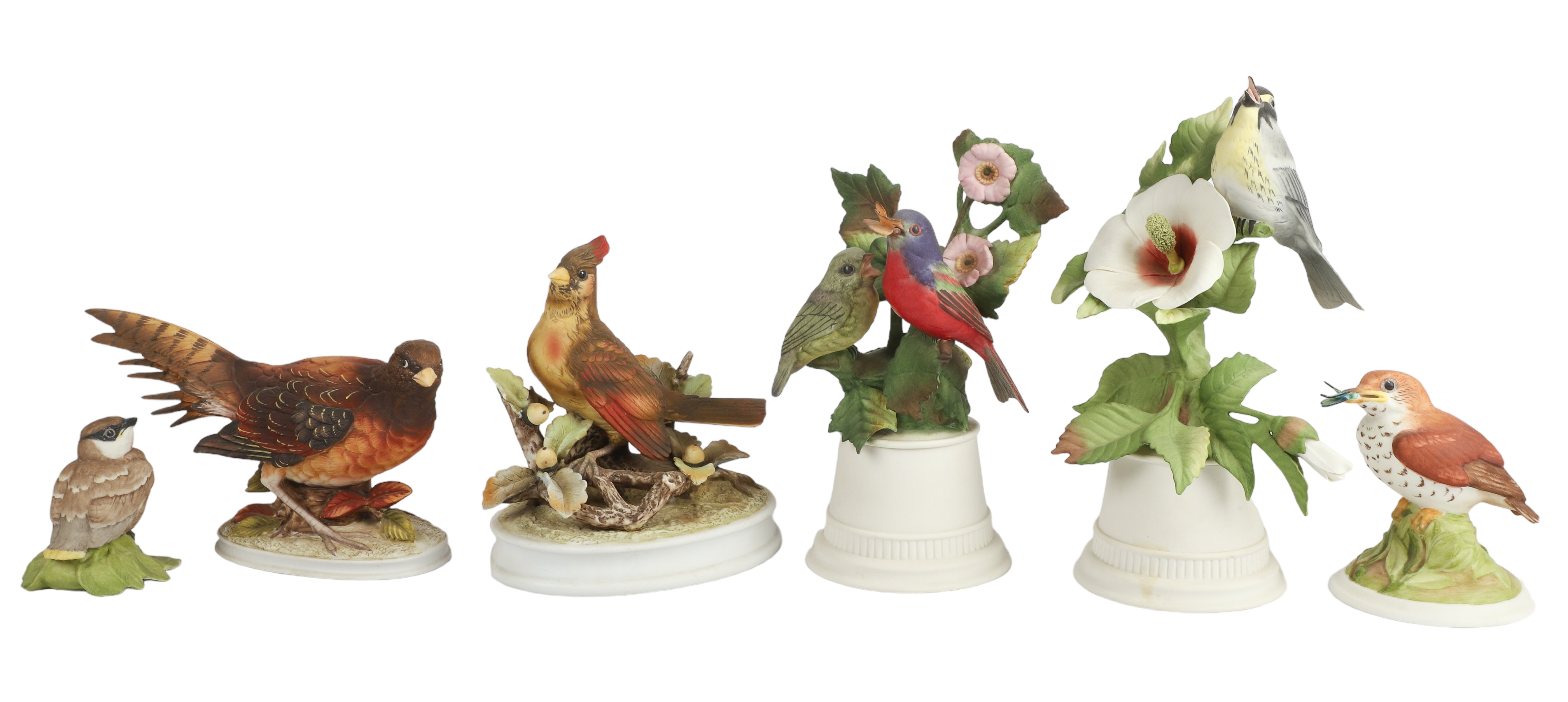 (3) Boehm porcelain birds,