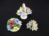 3 Bone China Floral Centerpiec