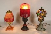 3 BOUDOIR LAMPS3 boudoir lamps
