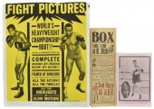(3) BOXING EPHEMERA, PATTERSON