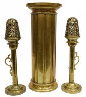 (3) BRASS UMBRELLA STAND & SPR
