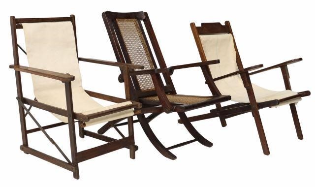 (3) BRITISH COLONIAL ROSEWOOD