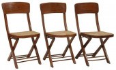 (3) BRITISH COLONIAL TEAK FOLD