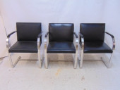 3 BRNO STYLE MID CENTURY CHROM