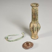 (3) BRONZE ANTIQUITIES incl. a
