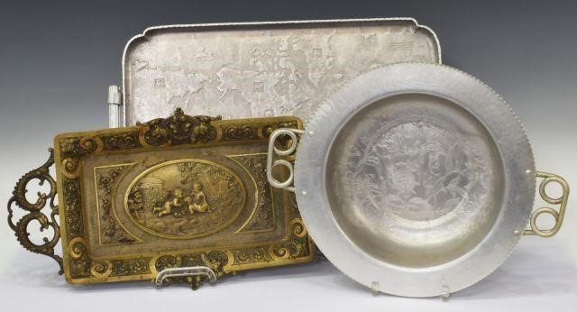 (3) BRONZE & ARTHUR ARMOUR,