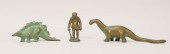 3 BRONZE SRG MINIATURES DINOSA