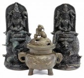 3) BRONZE VISHNU & GARUDA STAT