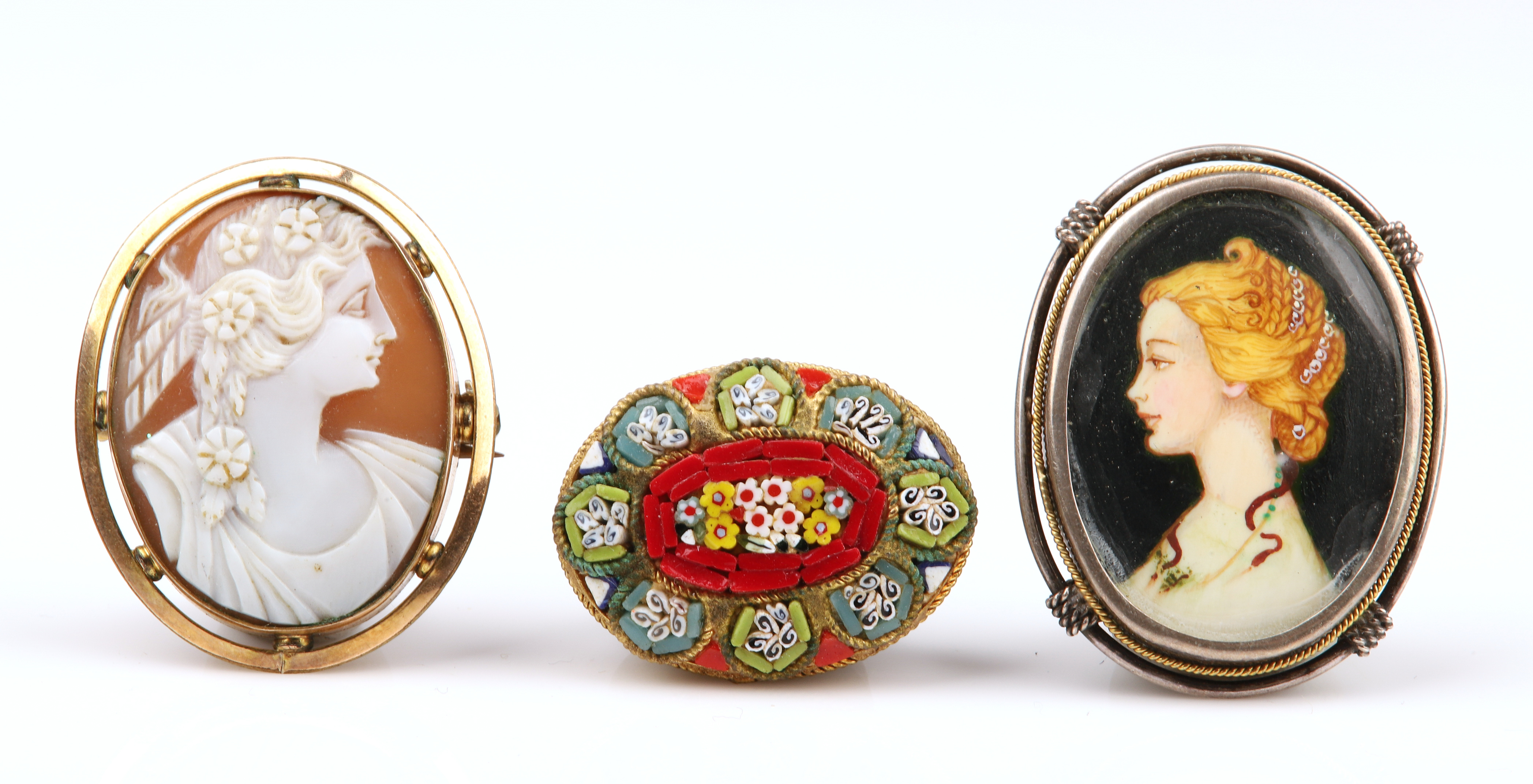 (3) Cameo and Micromosaic
