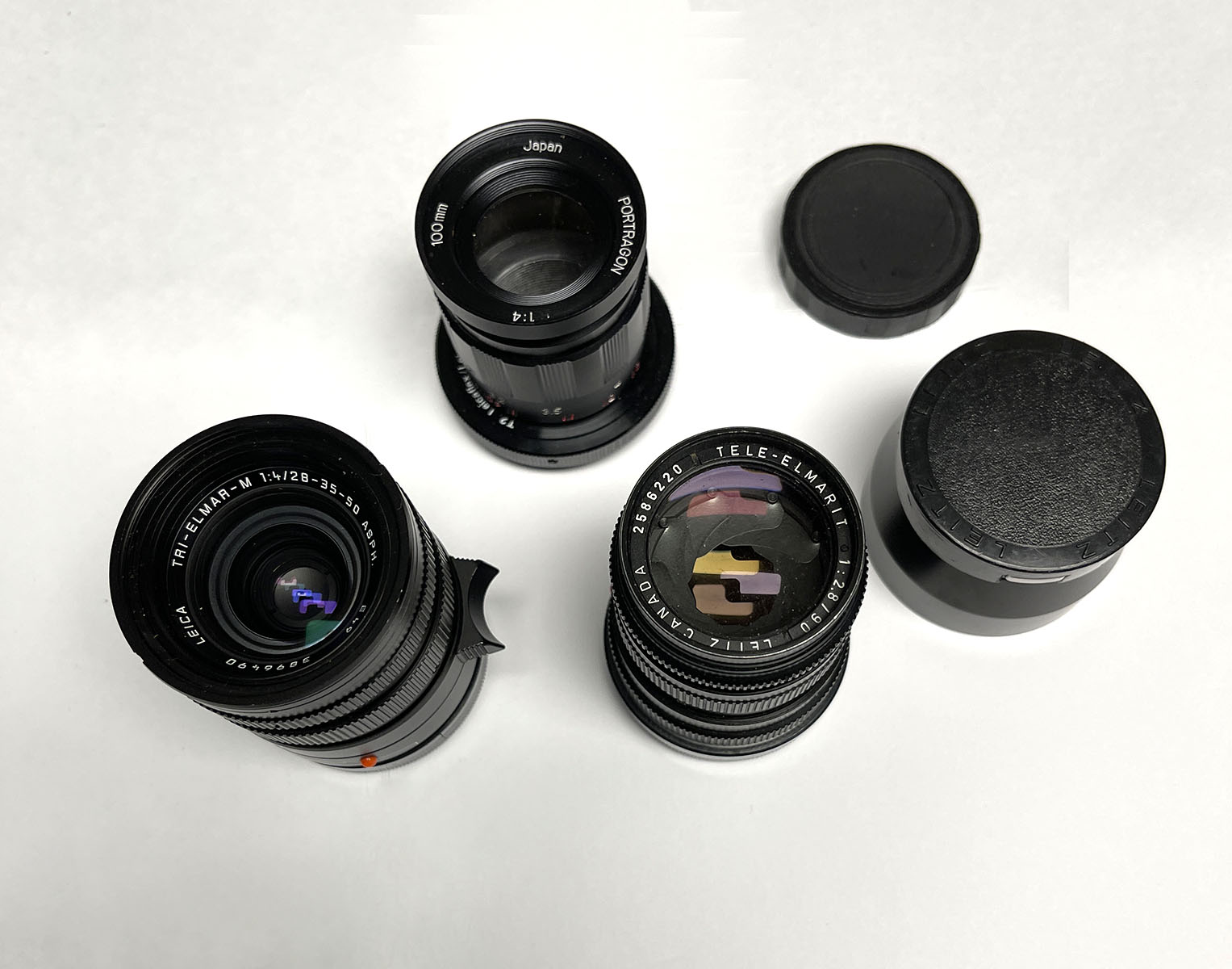 3 CAMERA LENSES: 1 Tri-Elmar-M