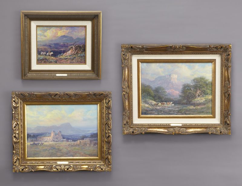 (3) Carl J. Smith oil paintings