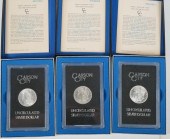 (3) CARSON CITY BU SILVER DOLL