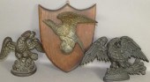 3 CAST IRON EAGLESca. 1850-190