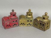 3 CAST IRON MOSQUE BANKSca. 18