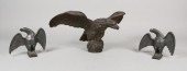 3 CAST METAL EAGLES3 cast meta