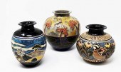 3 CATHRA-ANNE BARKER VASES3 Ca